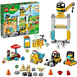 Lego Duplo Grúa Torre y Obra Luces y Sonidos
