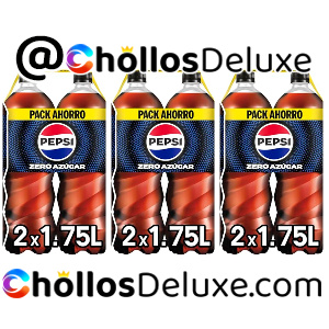 6x Botellas Pepsi Max 1.75L Zero Azúcar