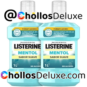 2x Listerine Mentol Enjuague Bucal 1 Litro