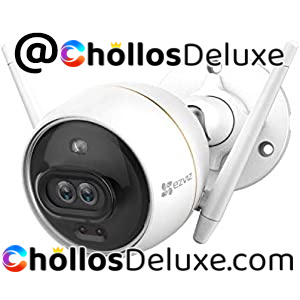 Cámara Vigilancia WiFi Exterior Doble Lente IP67