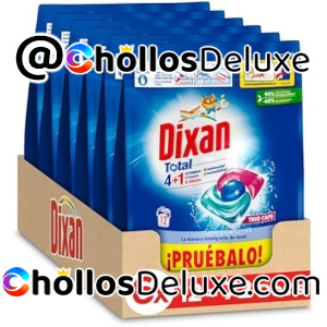 72 Cápsulas Lavadora Dixan Total 4+1