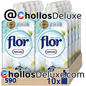 Pack de 10 Flor Suavizante Ropa Nenuco 590 Dosis