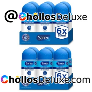 12x Sanex Dermo Extra Control Desodorantes
