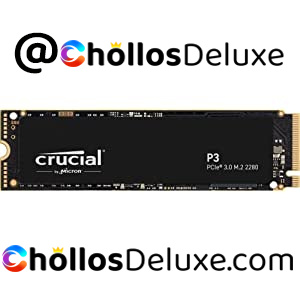 Crucial P3 500GB M.2 PCIe Gen3 NVMe SSD Interno