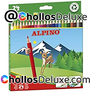 Estuche 24 Lápices Colores Alpino