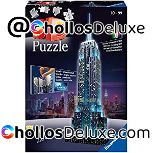 Puzzle 3D Empire State Edición Noche LED