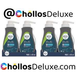 4x Veet Men Crema Depilatoria 400ml