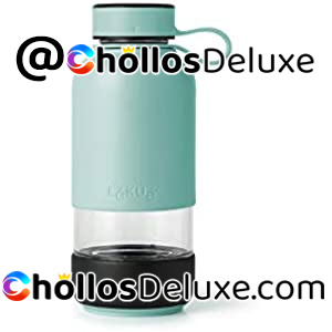 Lékué Botella Vidrio Funda Silicona 600ml