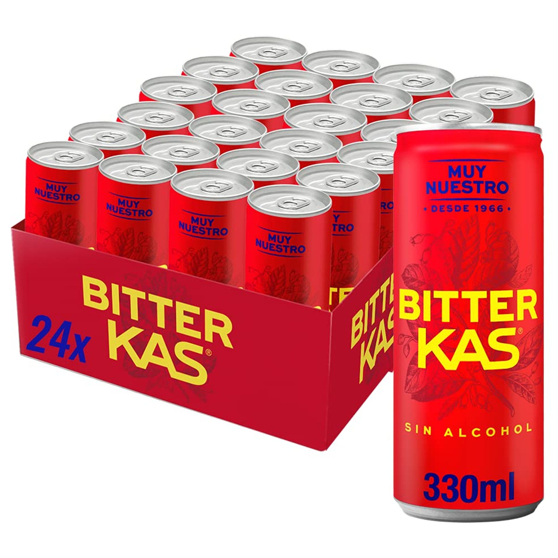 24x Bitter Kas Refresco Sin Alcohol 330ml