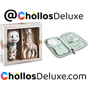 Set Sophie La Girafe Mordedor y Sonajero +Set Manicura 6 Piezas Suavinex
