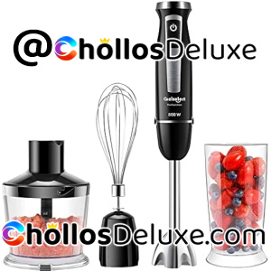 Batidora de Mano 4 en 1 800W 21 Velocidades +Extras
