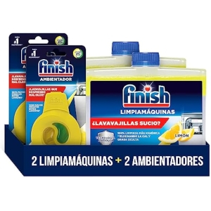 Pack 2 Finish Limpiamáquinas +2 Ambientadores