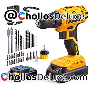 Taladro Atornillador Inalámbrico +Extras