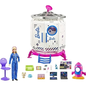 Set Barbie Estación Espacial Muñeca +Accesorios