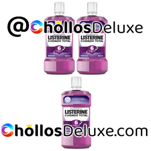 3x Listerine Enjuague Bucal 1 Litro