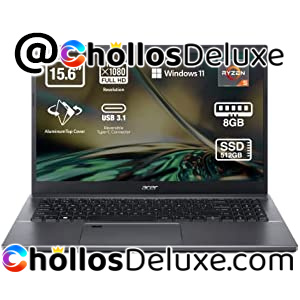 Acer Aspire 5 Portátil 15.6” Ryzen 5 512GB SSD