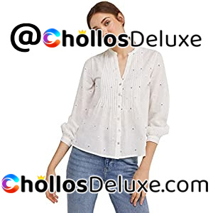 Springfield Blusa Plisados Mujer