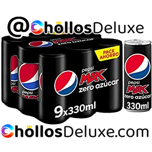 Pack 9 Latas Pepsi Zero Max 330ml