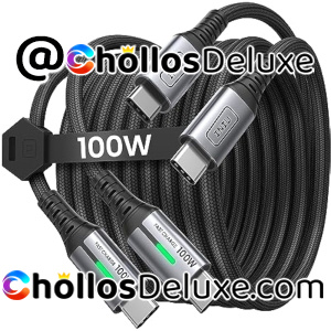 Pack 2 Cables USB C 100W PD 5A