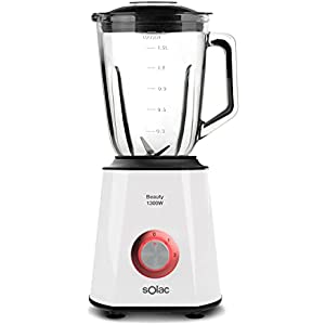 Solac Beauty 1300W Batidora de Vaso 1.5L