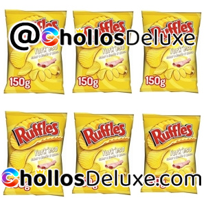 6x Ruffles Yorkeso Patatas Fritas Onduladas