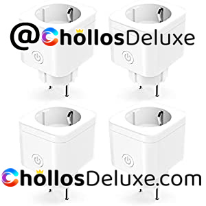 Pack de 4 Enchufes Inteligentes WiFi Alexa/Google