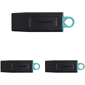 Paquete de 3 Kingston 64GB USB 3.2