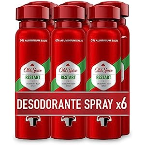 Pack de 6 Old Spice Restart Desodorante Spray Hombre 150ml