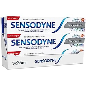 Pack de 3 Sensodyne Pastas de Dientes Blanqueante