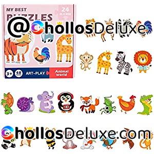 Set Puzzles de Madera Infantiles