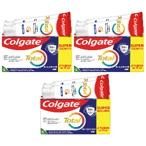 Pack 6 Colgate Total Blanqueador Pasta Dientes