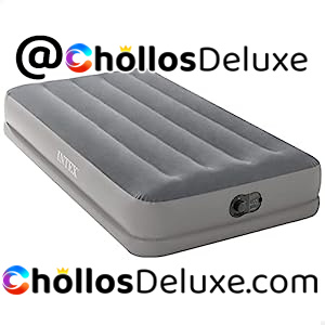 Intex Colchón Hinchable Individual 99x 191x 30cm +Bomba Inflado