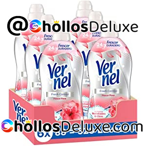 6x Vernel Suavizante Frescor Floral 528 Lavados