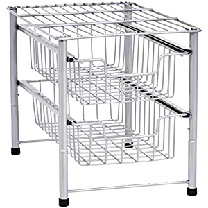 Organizador de 2 Niveles Amazon Basics