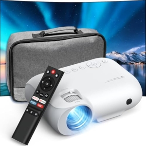 Proyector 1080P Bluetooth Netflix/Prime Video/Youtube HDMI/USB