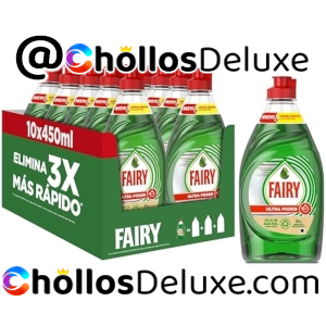 Pack 10 Fairy Ultra Poder Lavavajillas 450ML