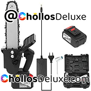 Motosierra a Batería +2 Baterías +Extras