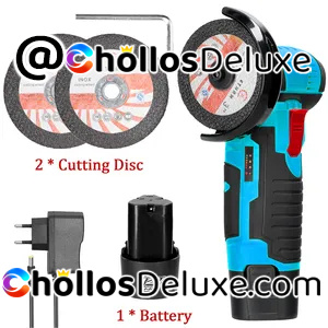 Amoladora Angular Inalámbrica +Extras