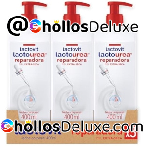 3x Lactovit Leche Corporal Reparadora Lactourea Pieles Secas 400ml
