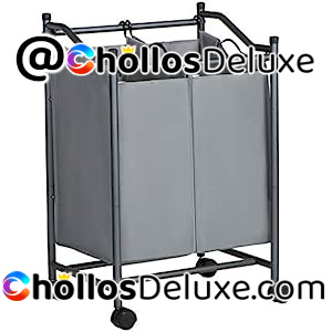 Cesto Colada con Ruedas 2x45L