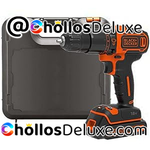 Taladro Percutor Black+Decker 18V +Extras