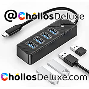 HUB USB Tipo C con 4 Puertos USB 3.0