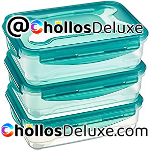 Juego de 3 Tuppers Herméticos 1.2 Litros