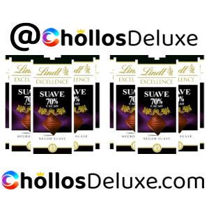 10x Chocolate Negro Lindt Excellence 70% Cacao Suave