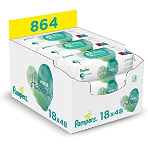 864 Toallitas Pampers Aqua
