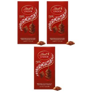3x Tabletas Chocolate Lindt Leche 100g