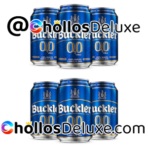 48x Buckler 0,0 Cerveza Lata 33cl