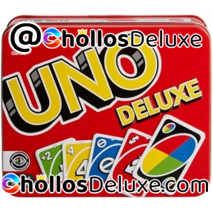 Mattel UNO Deluxe Cartas Caja Metálica