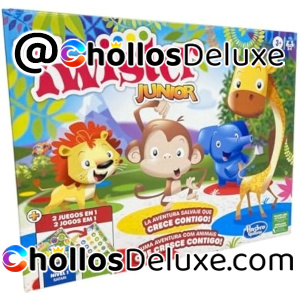 Hasbro Gaming Twister Junior Juego 2 En 1