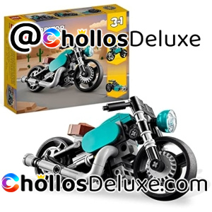 Lego Creator 3 en 1 Moto Clásica, Bici Callejera o Coche Dragster